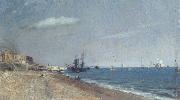 John Constable Brighton Beach,with colliers painting